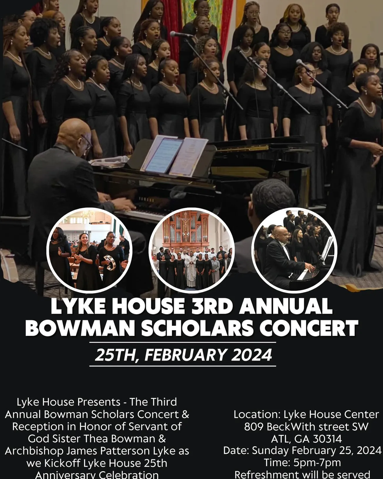 Lyke House to mark 25th anniversary with concert and Black Catholic digital library launch