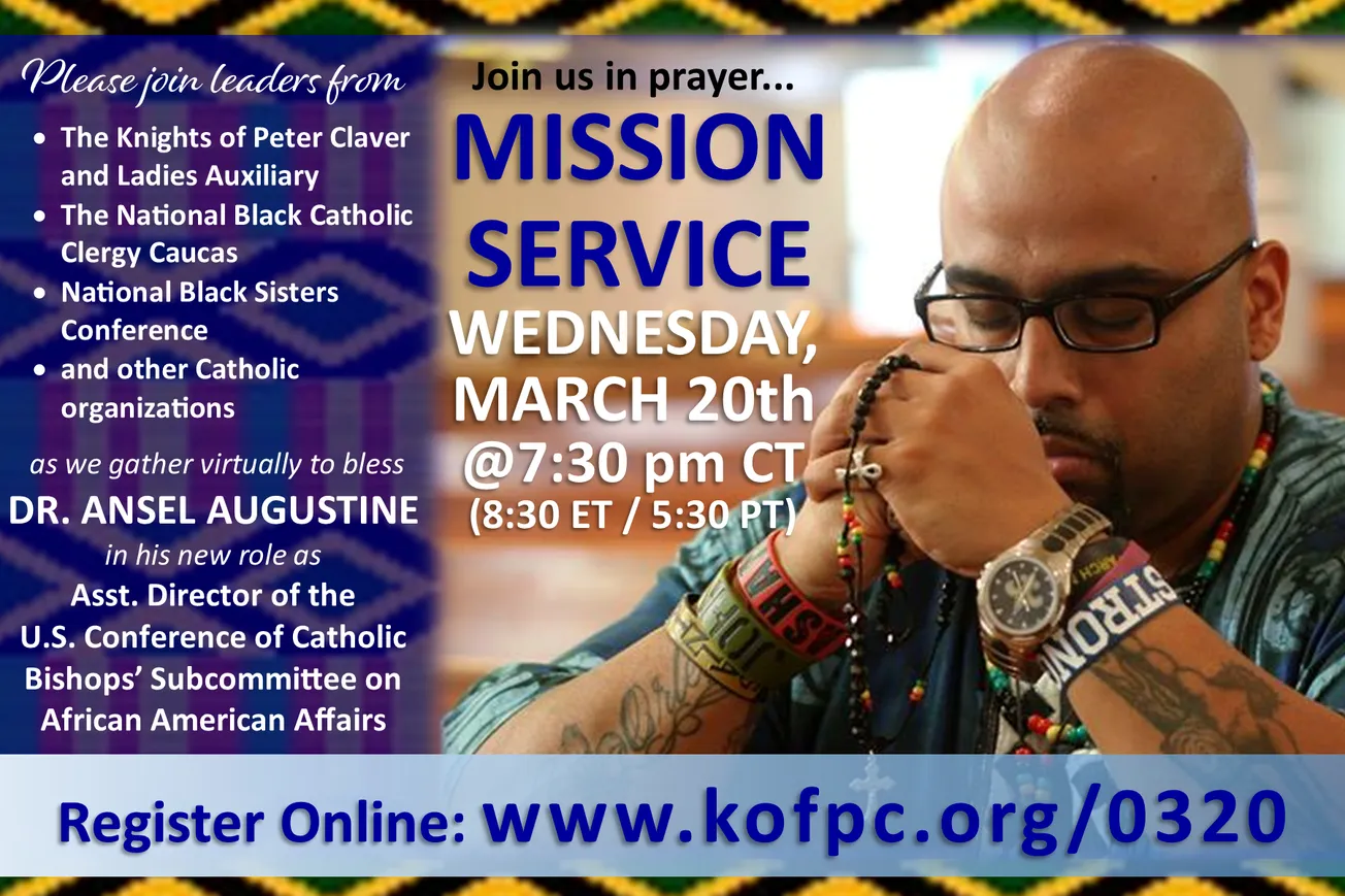 Virtual prayer service to honor Dr. Ansel Augustine, USCCB's new African-American liaison