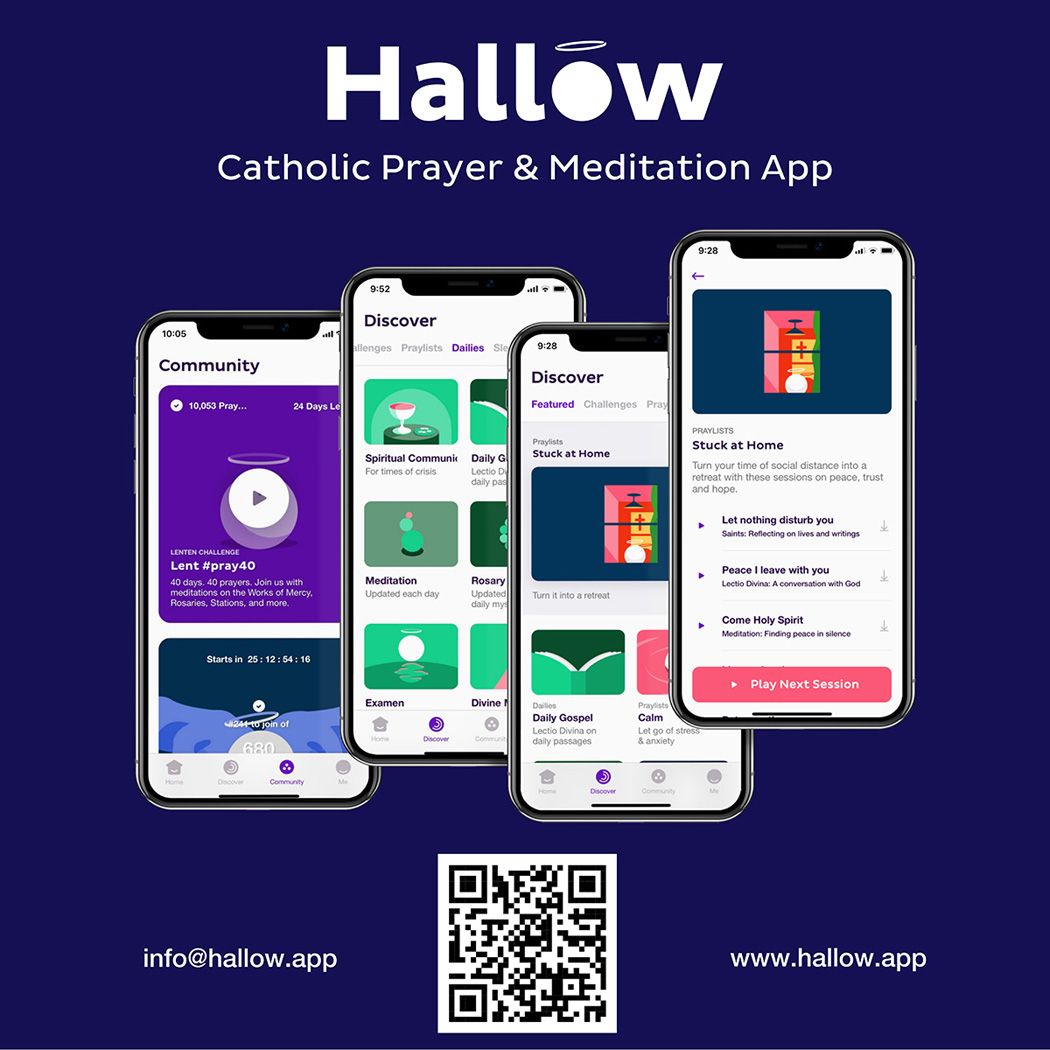 Catholic prayer app Hallow offering all features free today, May 5th