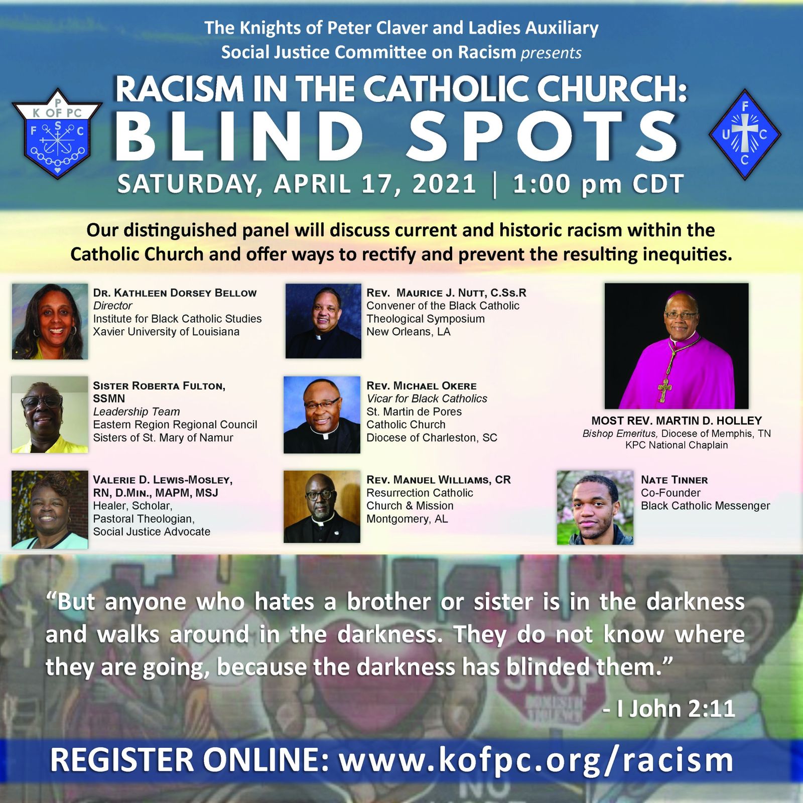 Knights of Peter Claver & Ladies Auxiliary hosting webinar on racism at 1pm CST