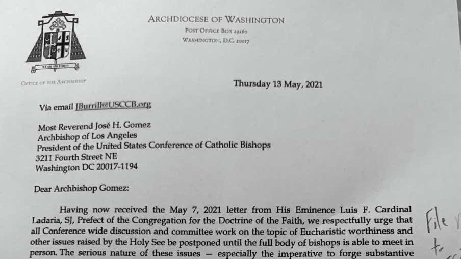 Black bishops were among signatories on letter cautioning denial of Eucharist to politicians