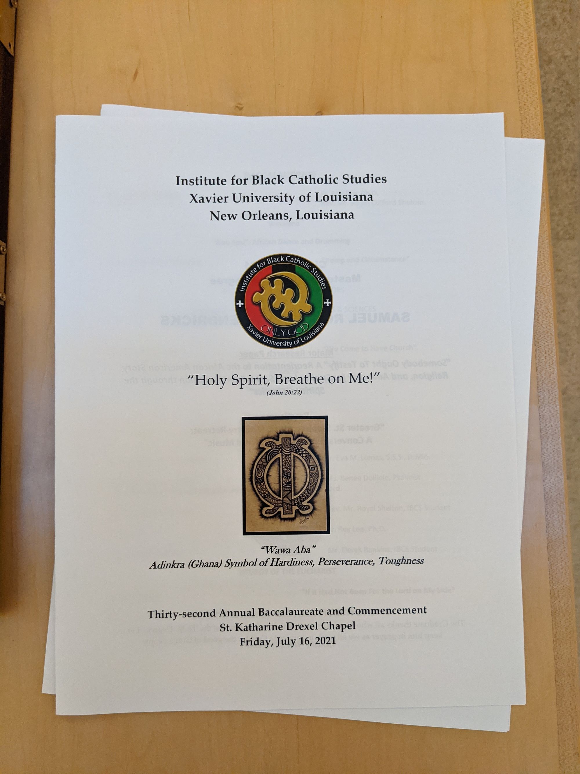 XULA's Insitute for Black Catholic Studies completes 42nd annual session