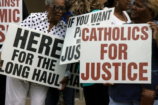 Black Catholics in Louisville continue protests against their pastor