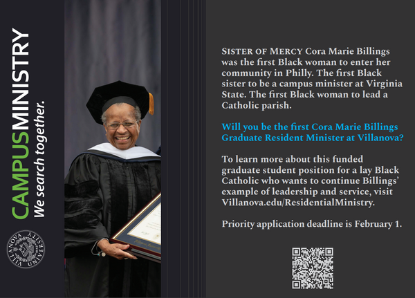 New fellowship at Villanova honors pioneering Black nun