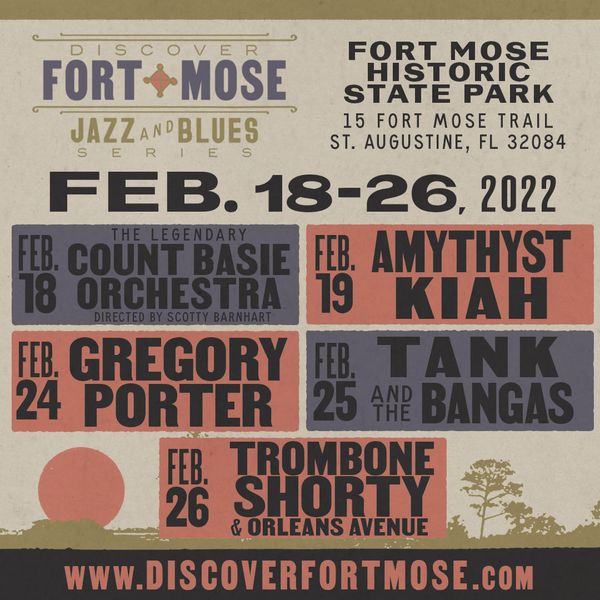 Fort Mose Jazz and Blues Series rocking this month in St Augustine, Florida