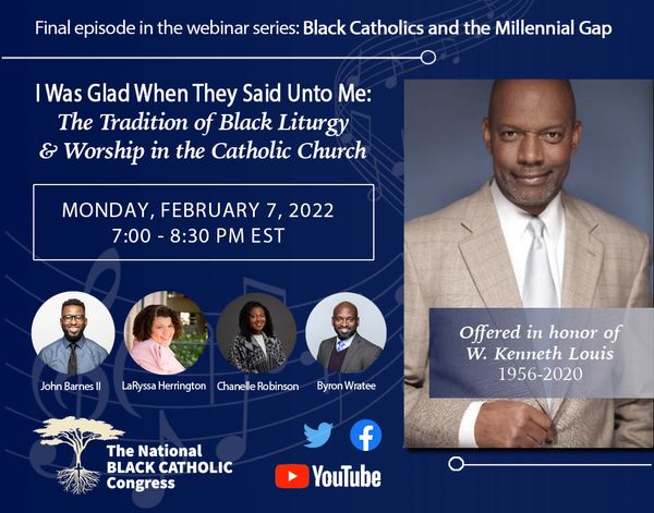 National Black Catholic Congress young adults webinar series airing  final episode on Monday