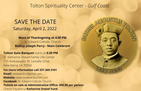 Gala in honor of Venerable Augustus Tolton scheduled for April 2nd in Louisiana