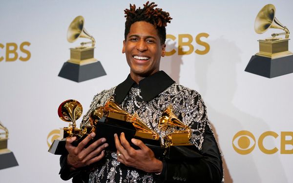 Catholic-raised Jon Batiste tops all with five wins at the 2022 Grammys—including Album of the Year