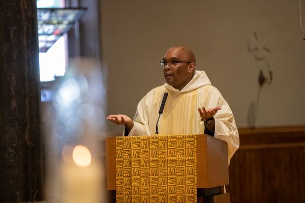Patrick Winbush, OSB ordained to transitional diaconate in Newark